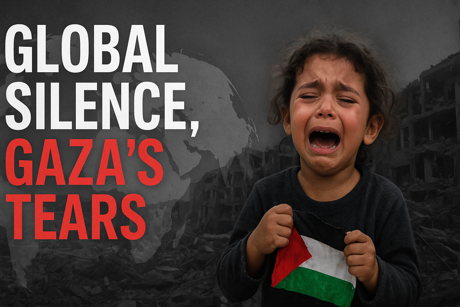 Global Silence, Gaza’s Tears: A Crisis the World Ignores