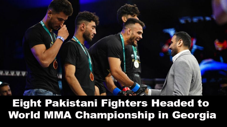 Eight Pakistani Fighters Qualify for World MMA Championship in Georgia