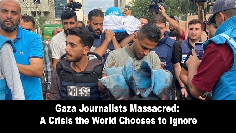 Gaza Journalists Massacred: A Crisis the World Chooses to Ignore