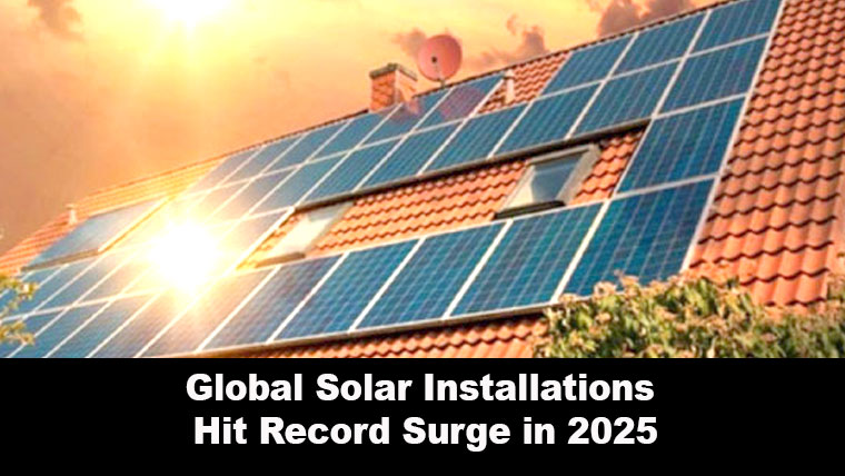 Global Solar Installations Hit Record Surge in 2025